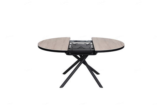 Danello Extending Dining Table - English Oak Wood Ceramic