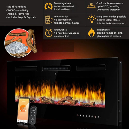 Luminis Insert Fire - 50" Wi-Fi