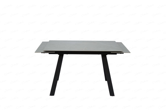 Rische SMALL Extending Dining Table - Amani Grey Sintered Stone
