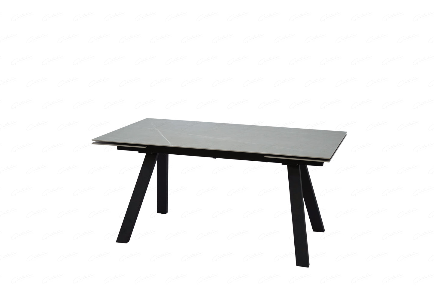 Rische SMALL Extending Dining Table - Amani Grey Sintered Stone