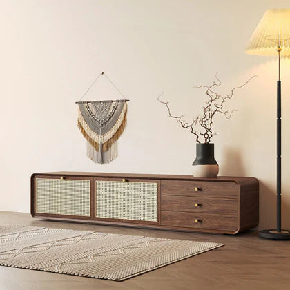 MAR TV Stand, Wood | Cream, Oak & Walnut