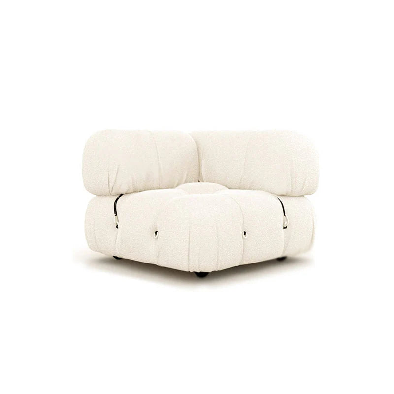Bellini-Inspired Camaleonda Style Modular Boucle Sofa - White
