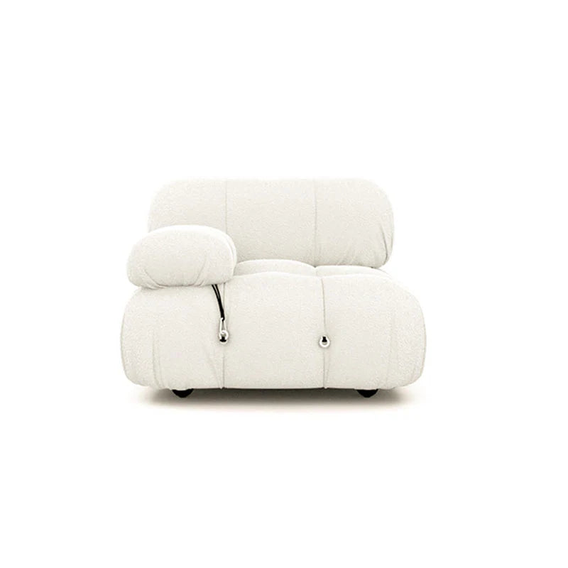 Bellini-Inspired Camaleonda Style Modular Boucle Sofa - White