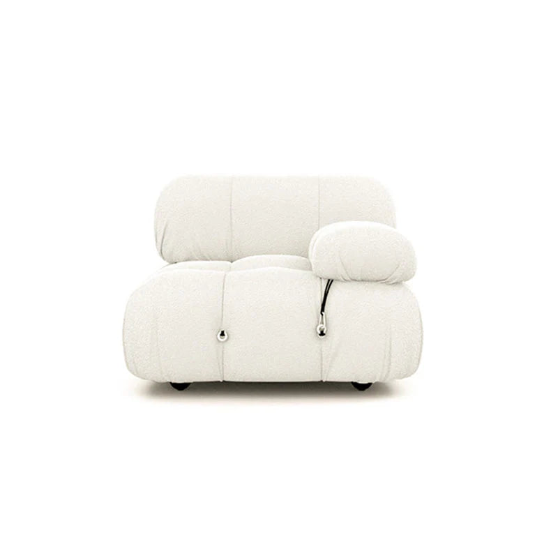 Bellini-Inspired Camaleonda Style Modular Boucle Sofa - White