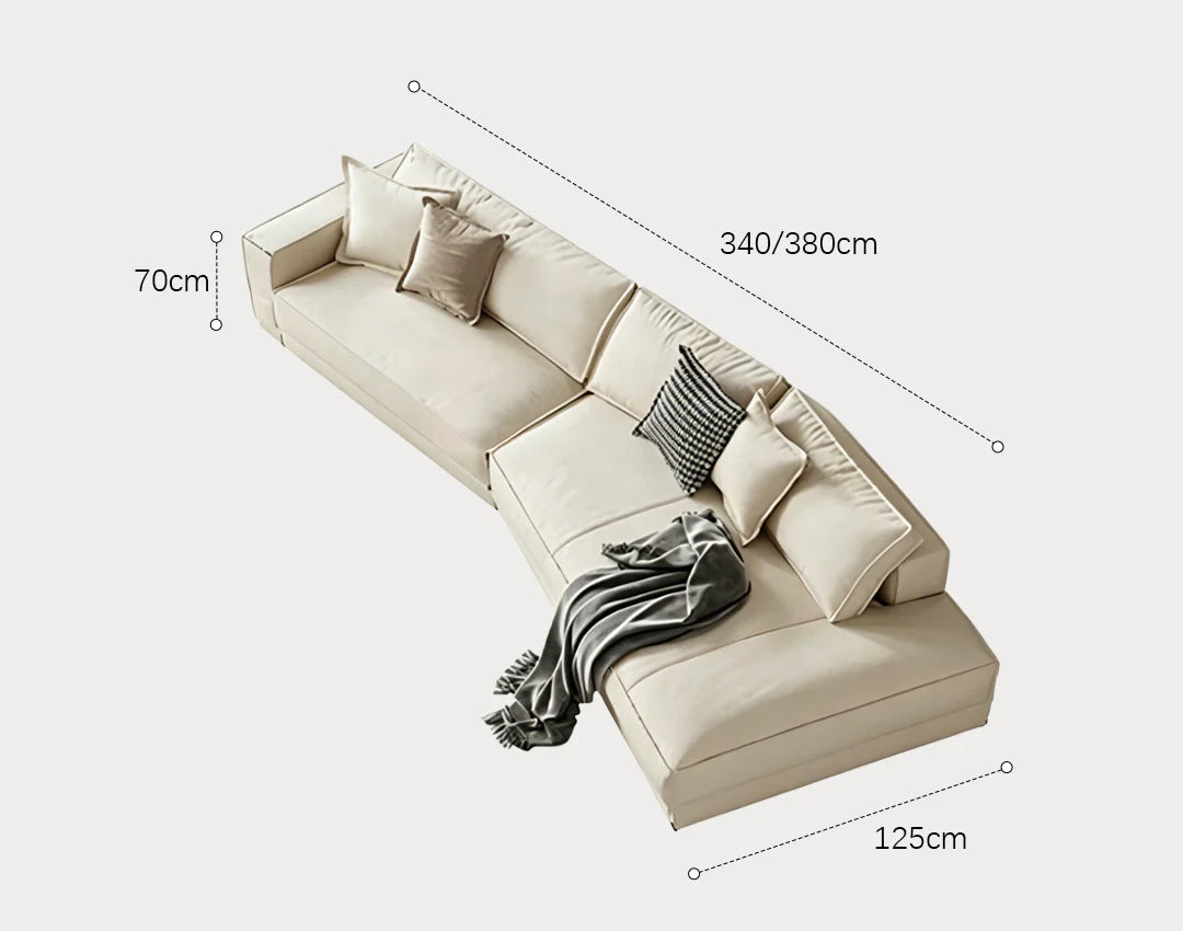 Lester Curved Sofa – Four Seater & Five Seater