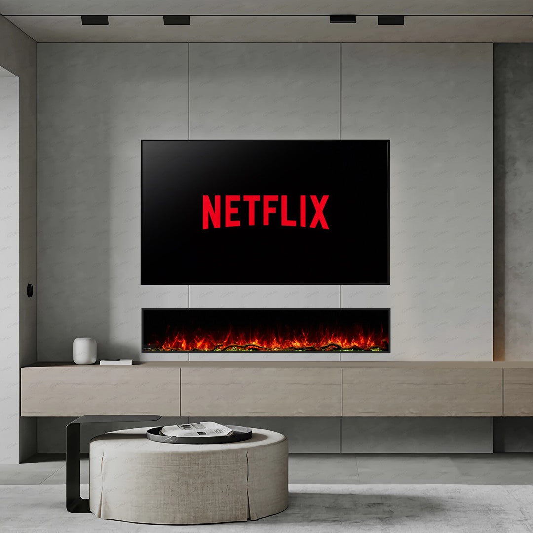 Clarendon Borderless Glass Fire - 50"