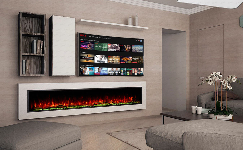 Clarendon Borderless Glass Fire - 50"