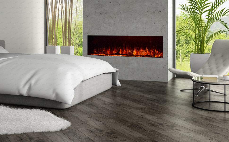 Clarendon Borderless Glass Fire - 50"
