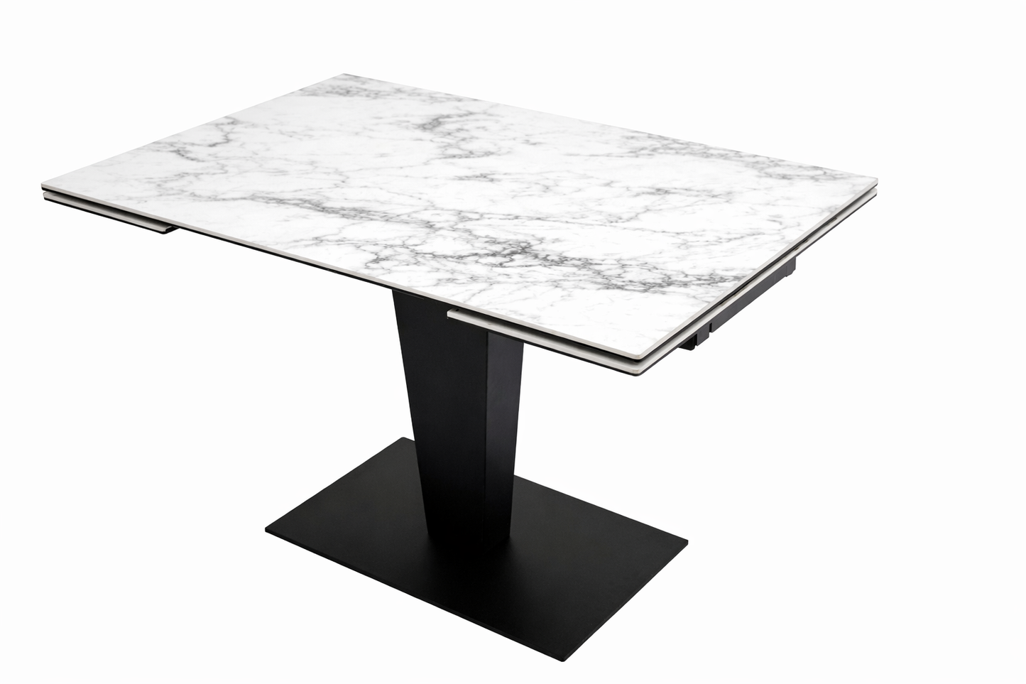 Valentina Extending Dining Table - White Ceramic