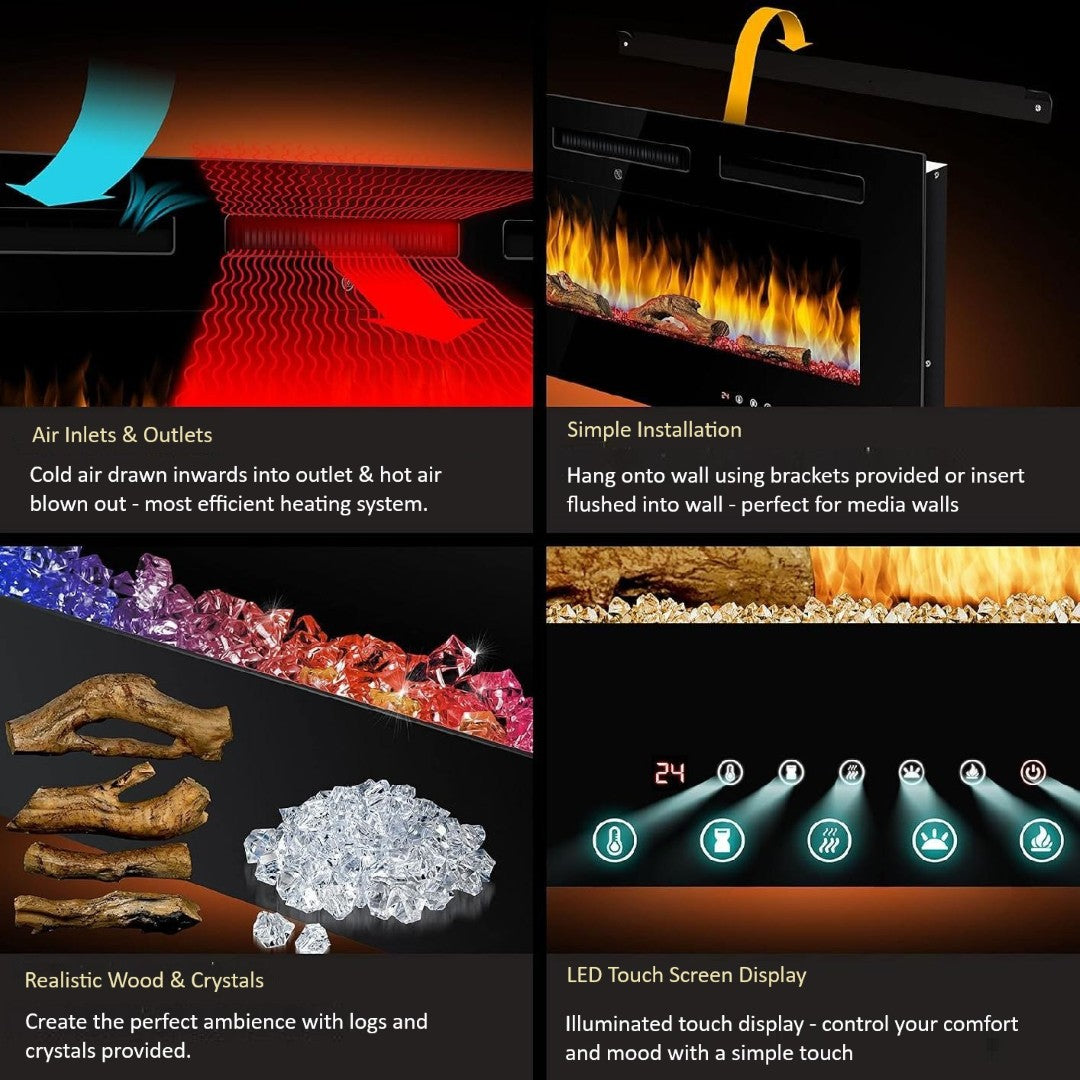 Luminis Insert Fire - 50" Wi-Fi