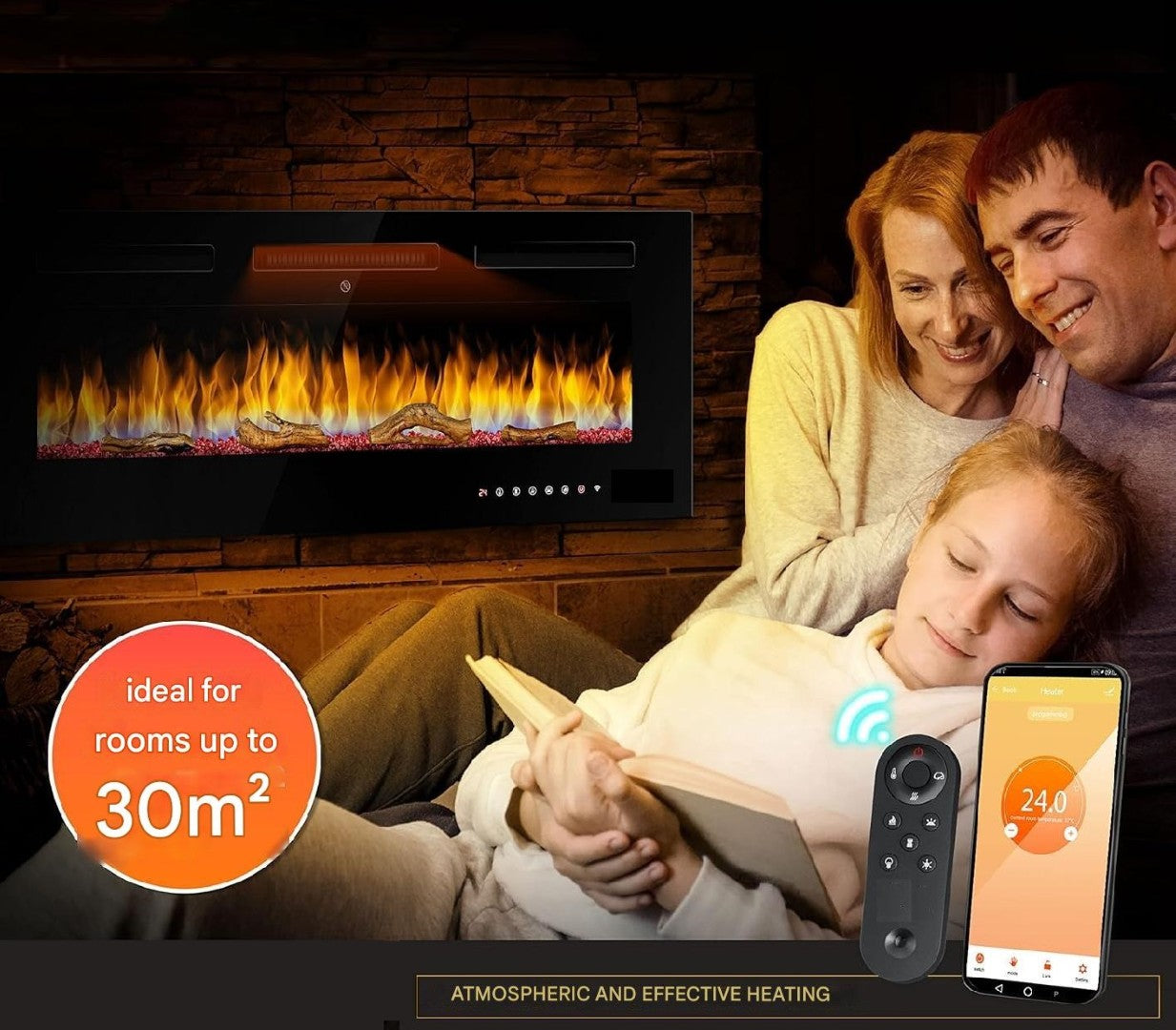 Luminis Insert Fire - 50" Wi-Fi