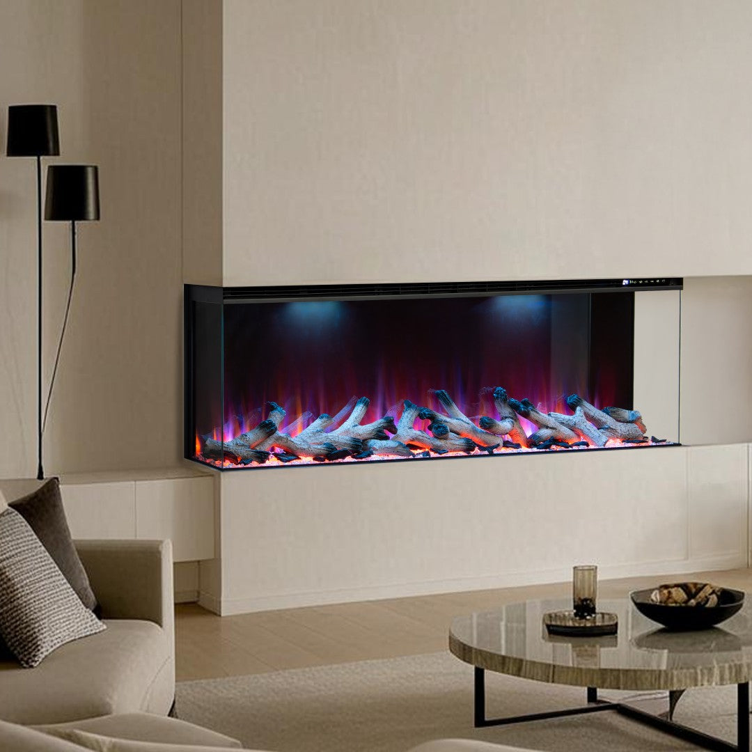 Maison 3 Sided Glass Fire - 50"