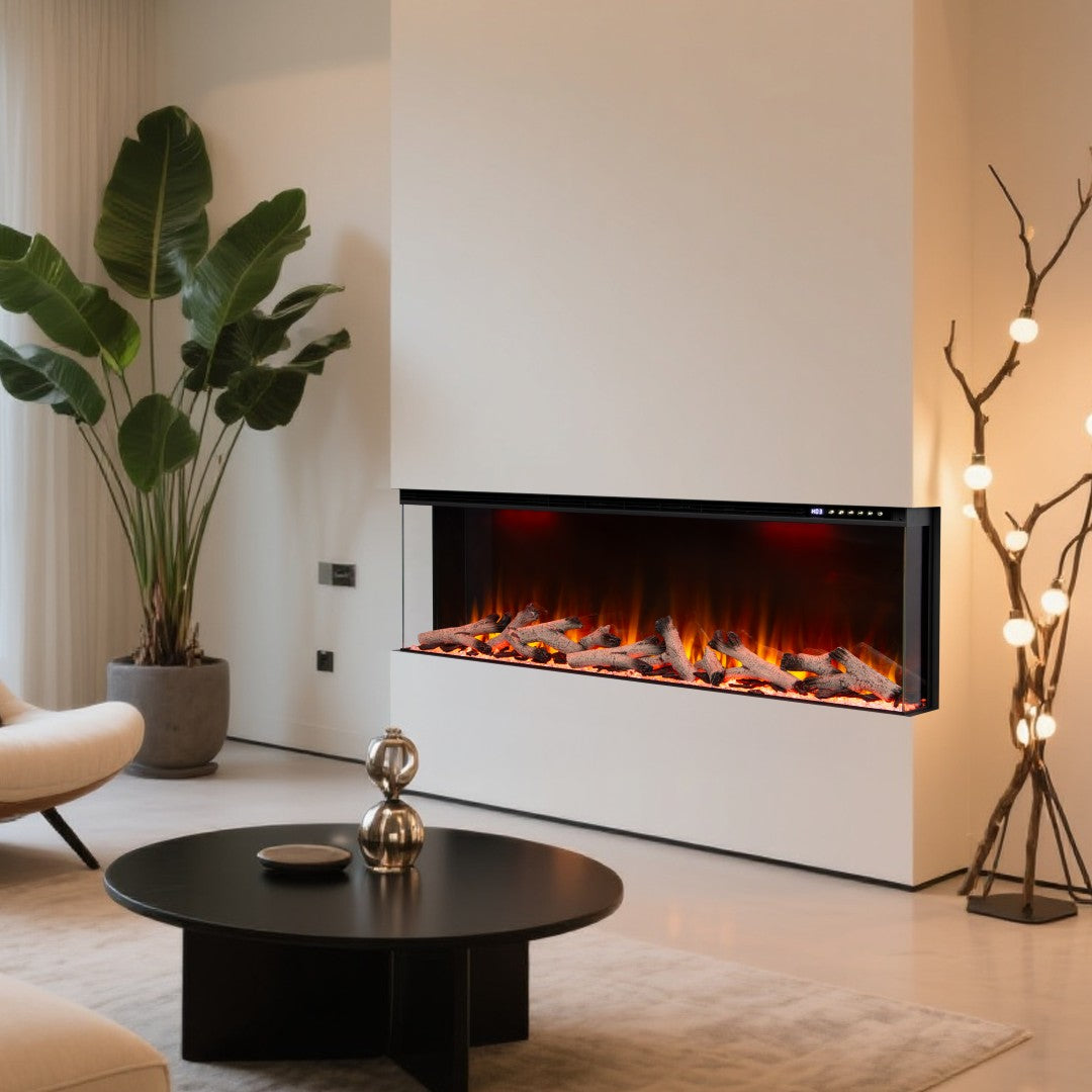Maison 3 Sided Glass Fire - 50"