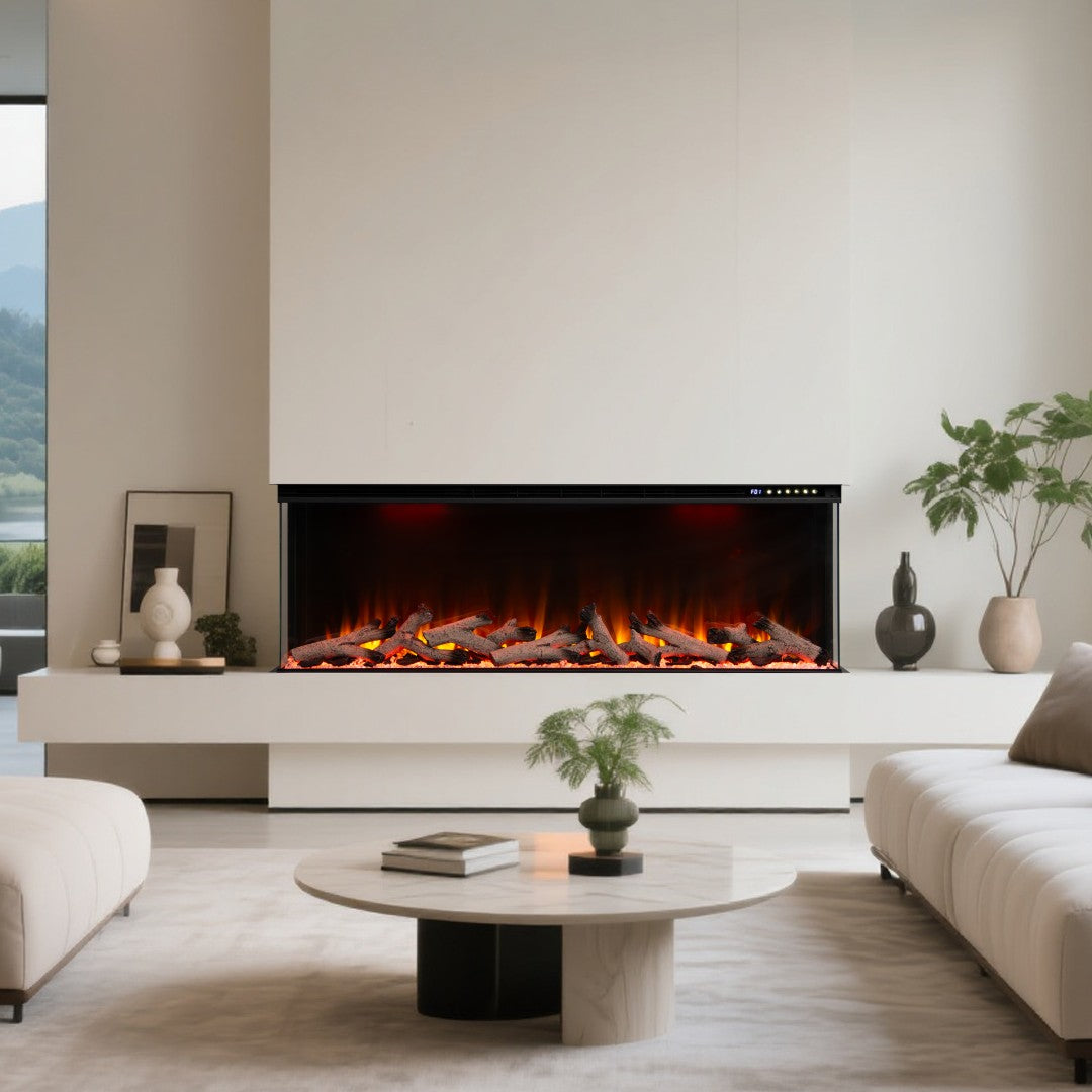 Maison 3 Sided Glass Fire - 50"