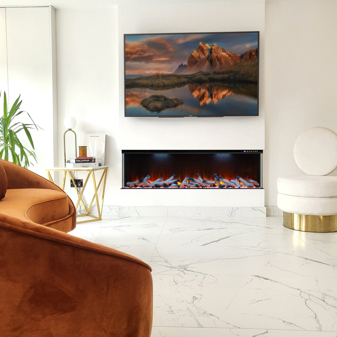 Maison 3 Sided Glass Fire - 50"
