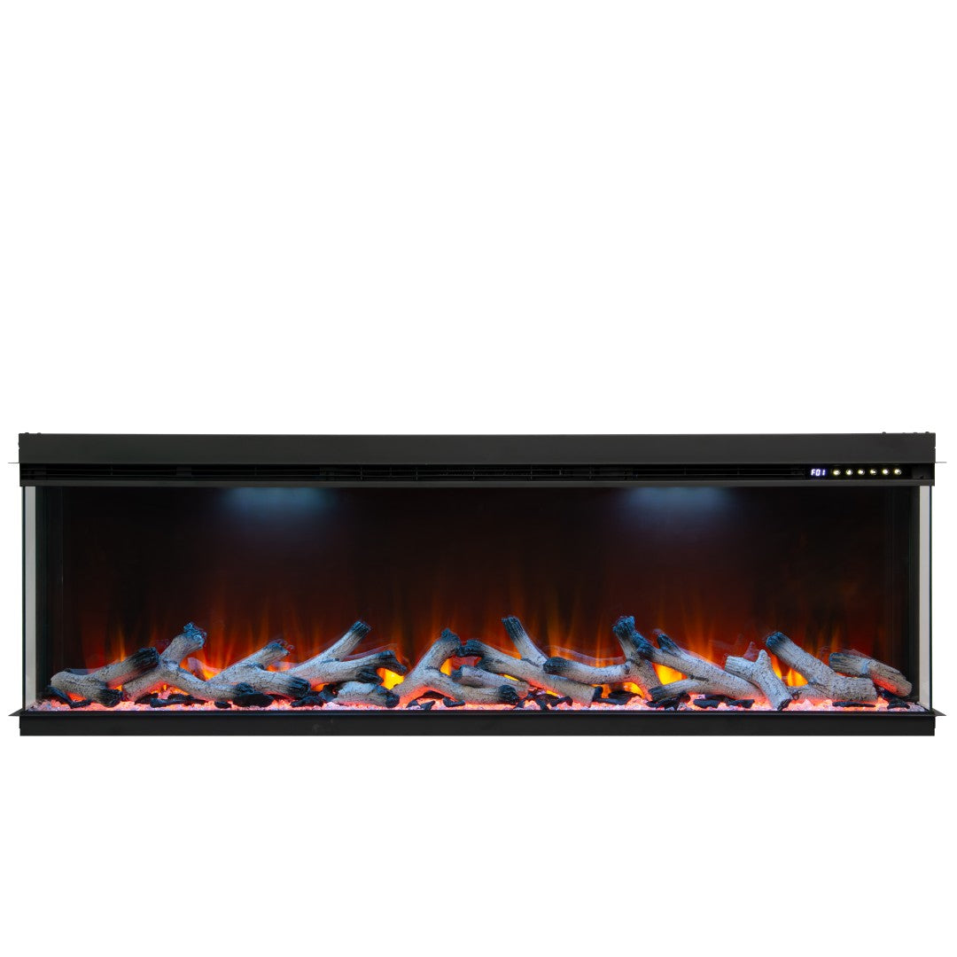 Maison 3 Sided Glass Fire - 50"