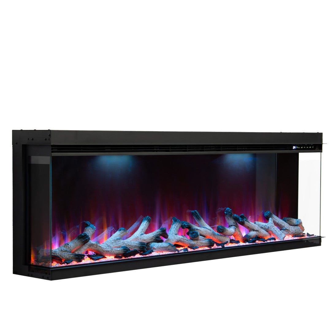 Maison 3 Sided Glass Fire - 50"