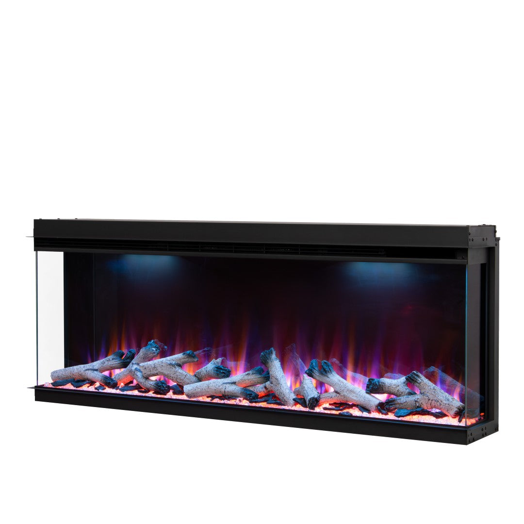 Maison 3 Sided Glass Fire - 50"