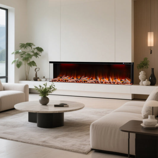 Maison 3 Sided Glass Fire - 50"