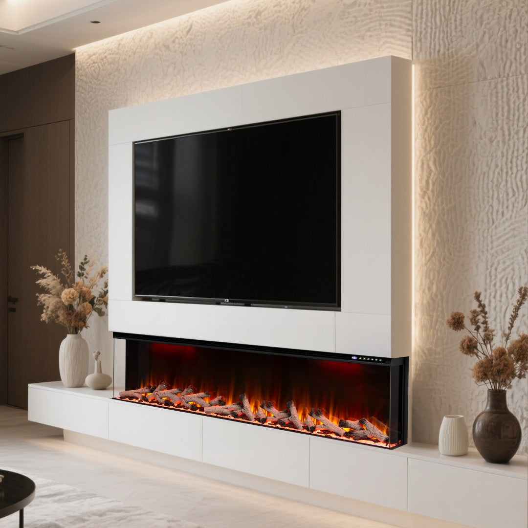 Maison 3 Sided Glass Fire - 50"
