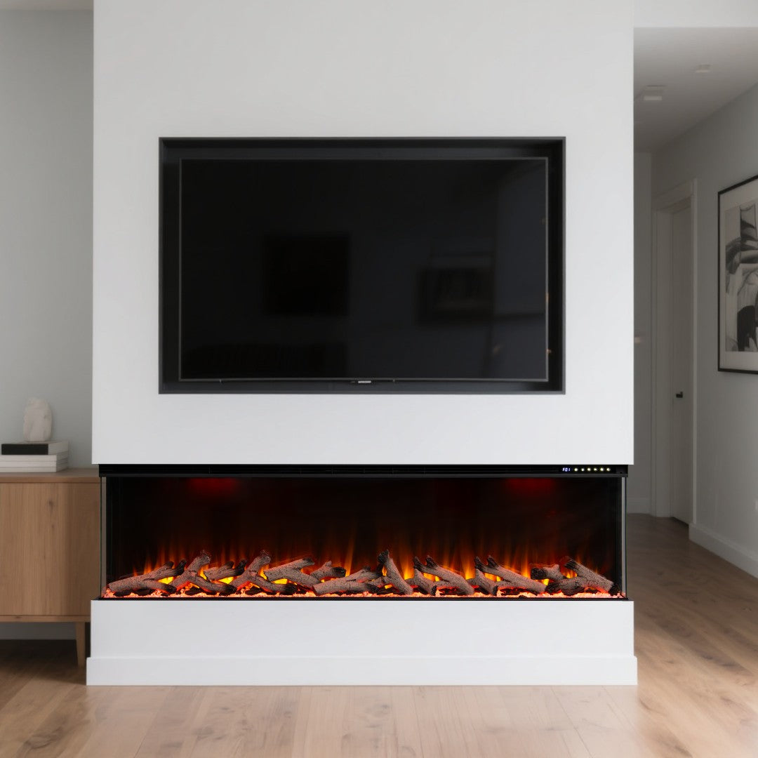 Maison 3 Sided Glass Fire - 50"