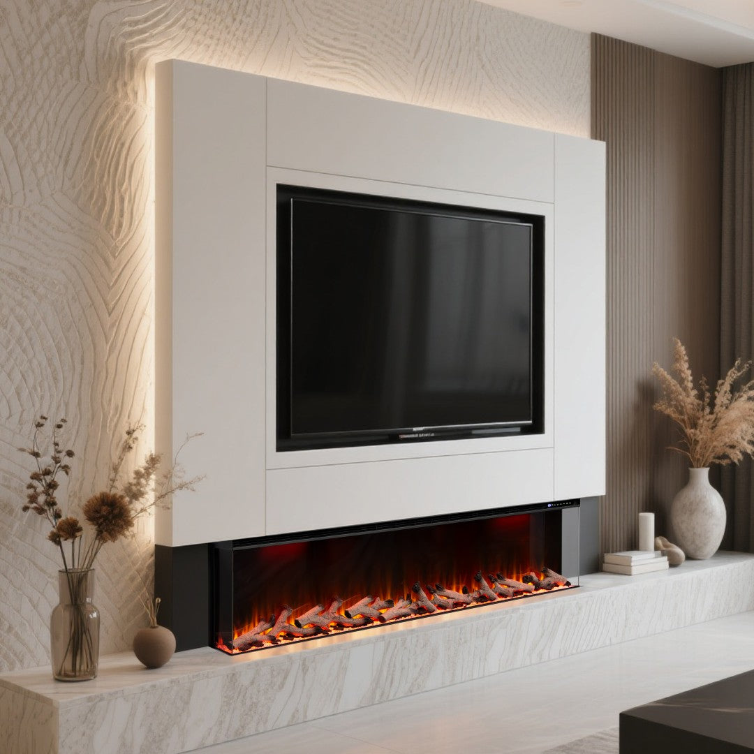 Maison 3 Sided Glass Fire - 50"