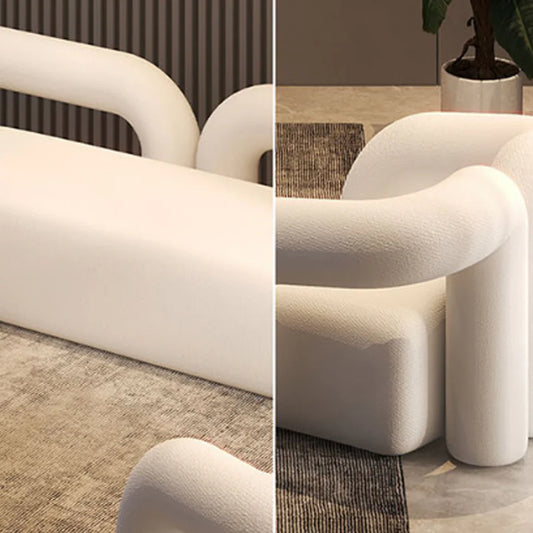 Philippa Boucle Sofa, Single Armchair