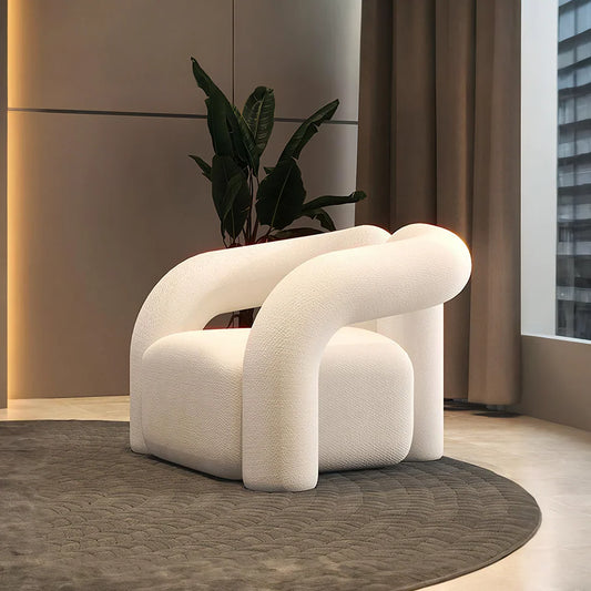 Philippa Boucle Sofa, Single Armchair