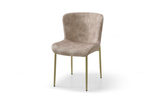Pietra Dining Chair - Champagne Fabric
