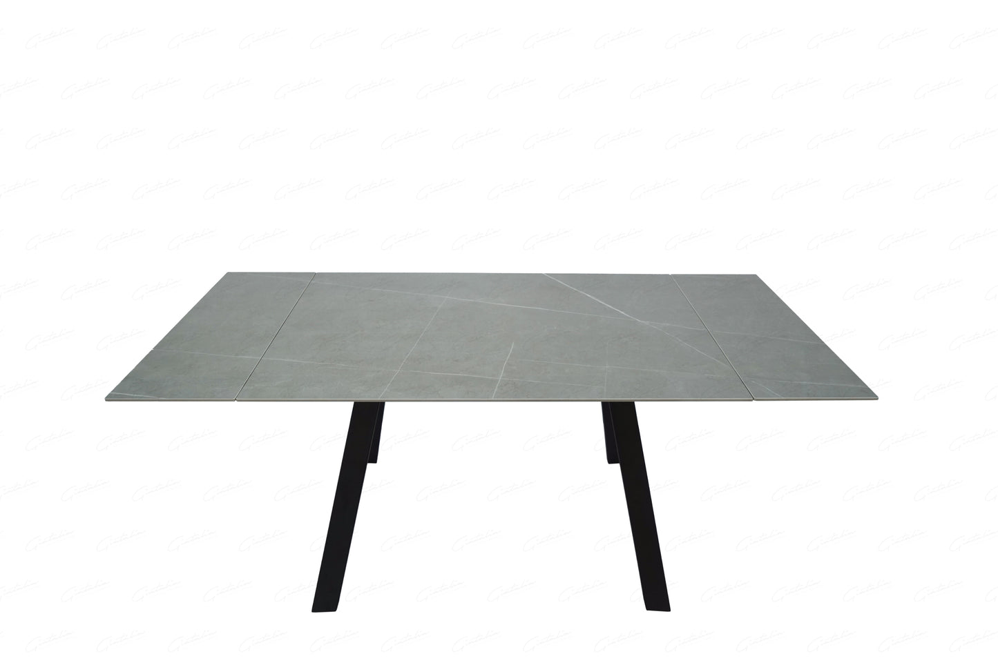 Rische BIG Extending Dining Table - Amani Grey Sintered Stone