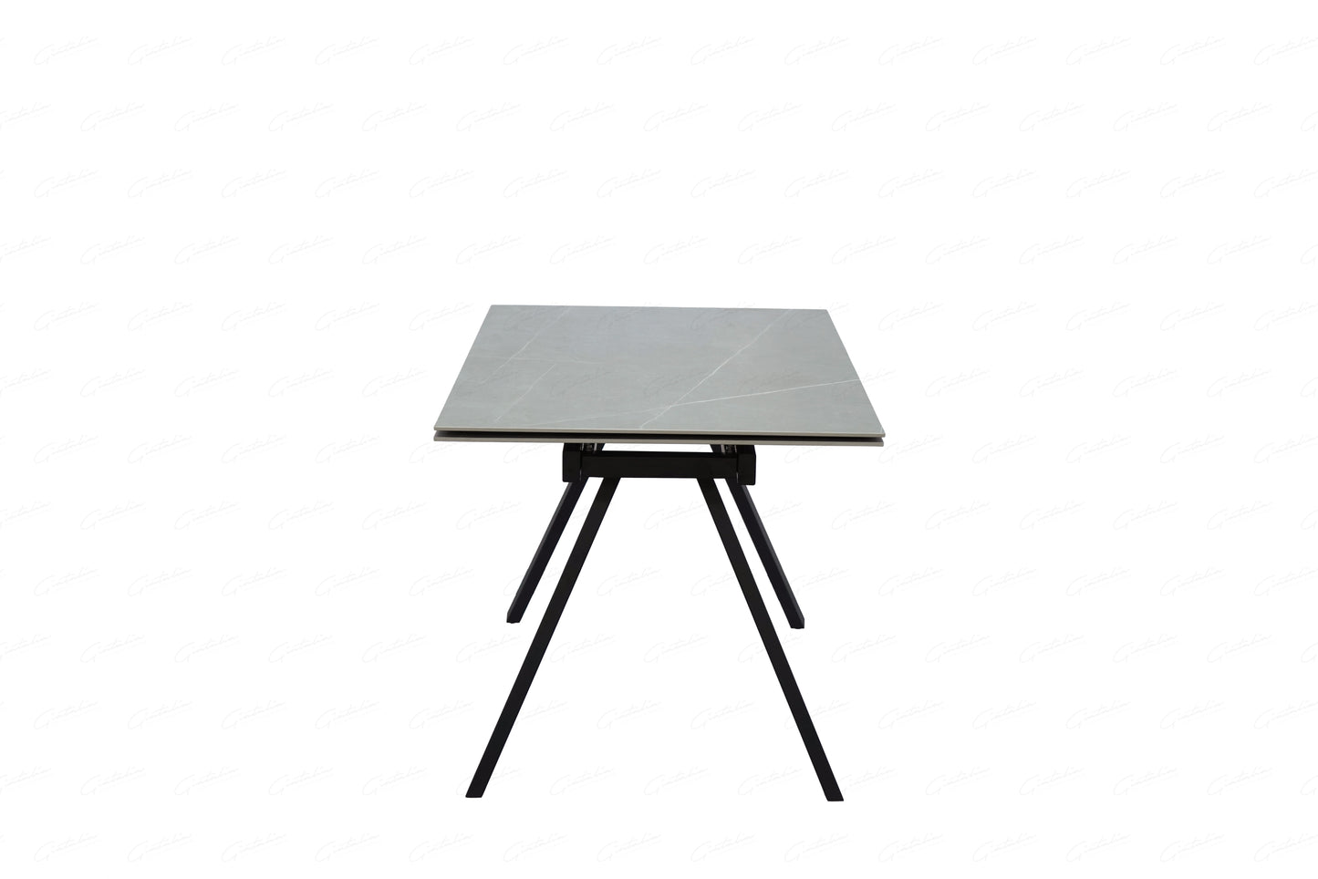 Rische BIG Extending Dining Table - Amani Grey Sintered Stone