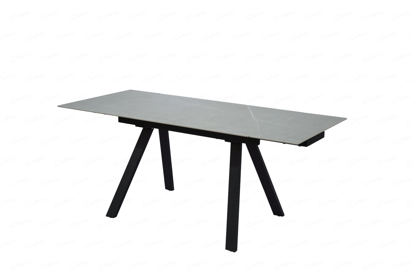 Rische BIG Extending Dining Table - Amani Grey Sintered Stone
