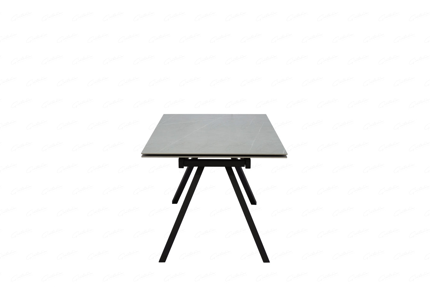 Rische BIG Extending Dining Table - Amani Grey Sintered Stone