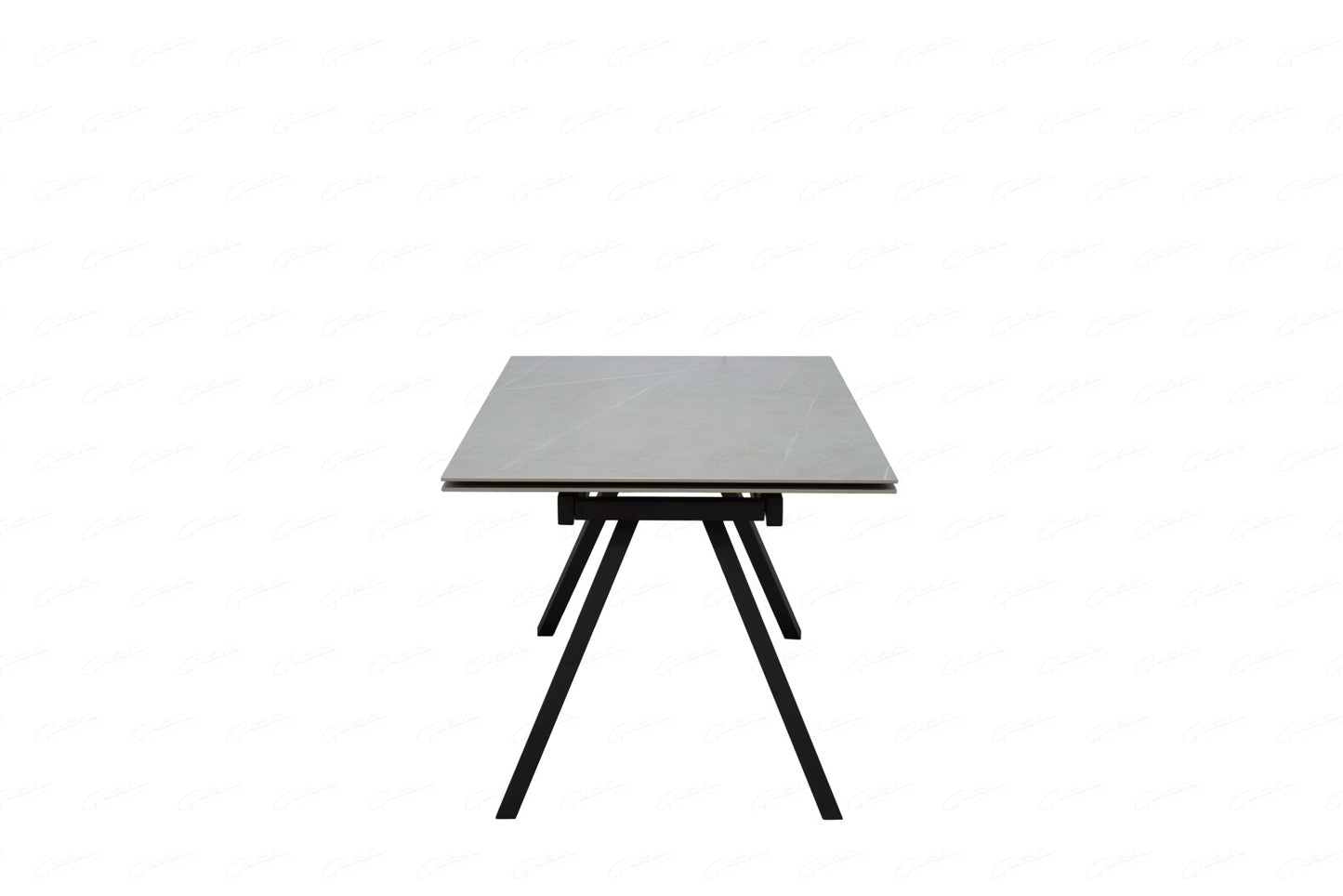 Rische BIG Extending Dining Table - Amani Grey Sintered Stone