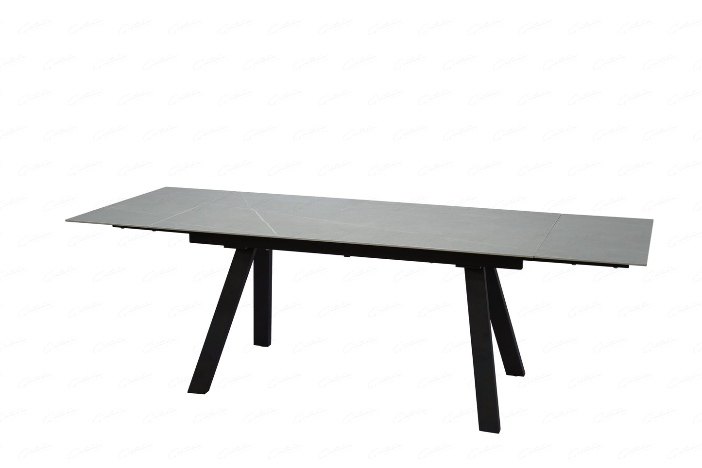 Rische BIG Extending Dining Table - Amani Grey Sintered Stone