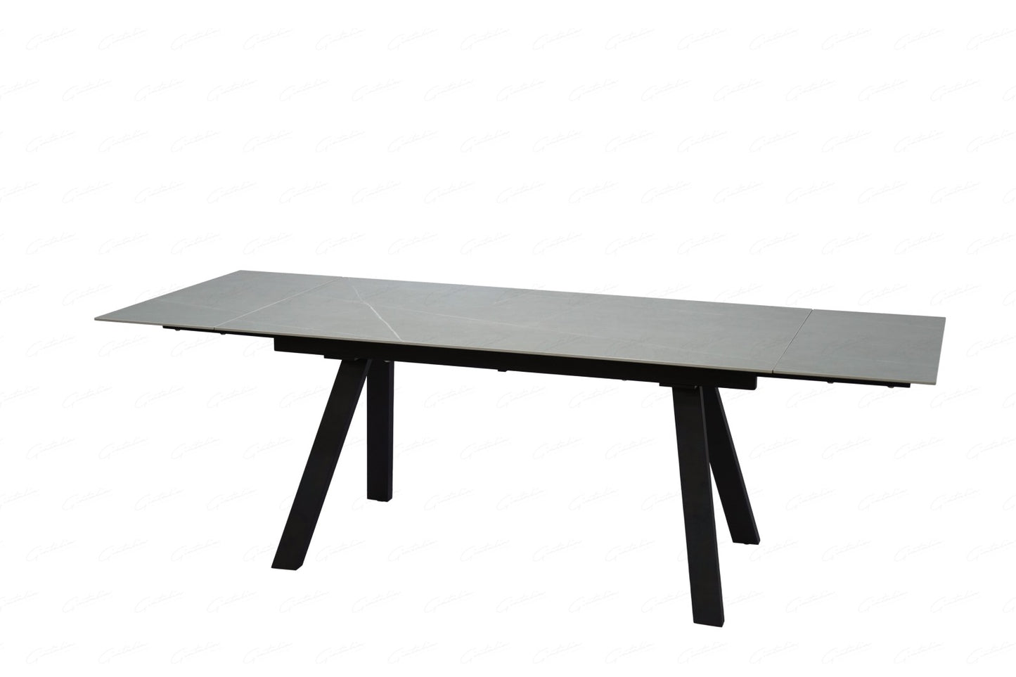 Rische BIG Extending Dining Table - Amani Grey Sintered Stone