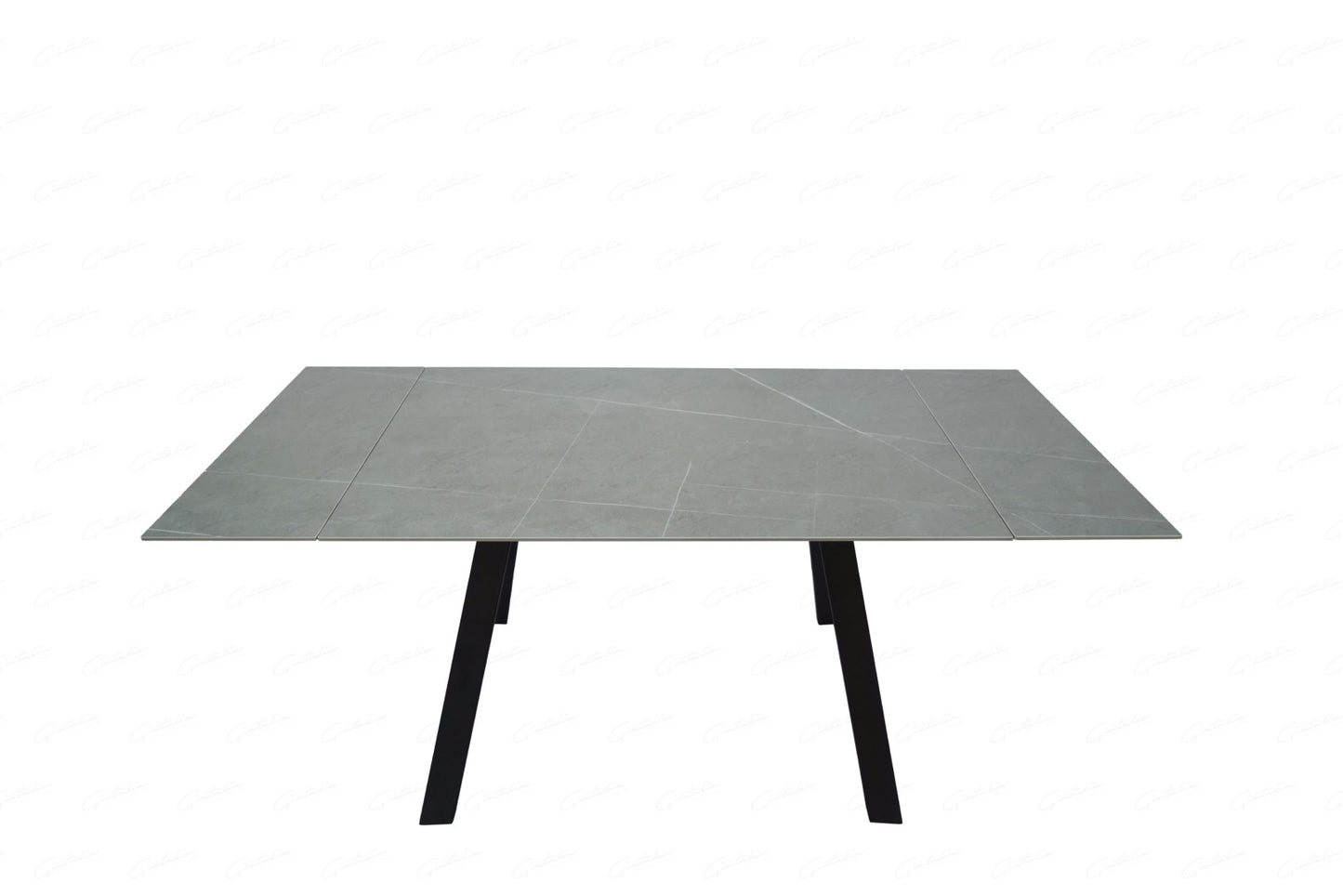 Rische BIG Extending Dining Table - Amani Grey Sintered Stone