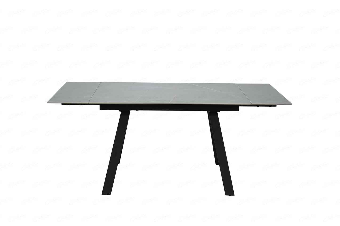 Rische BIG Extending Dining Table - Amani Grey Sintered Stone