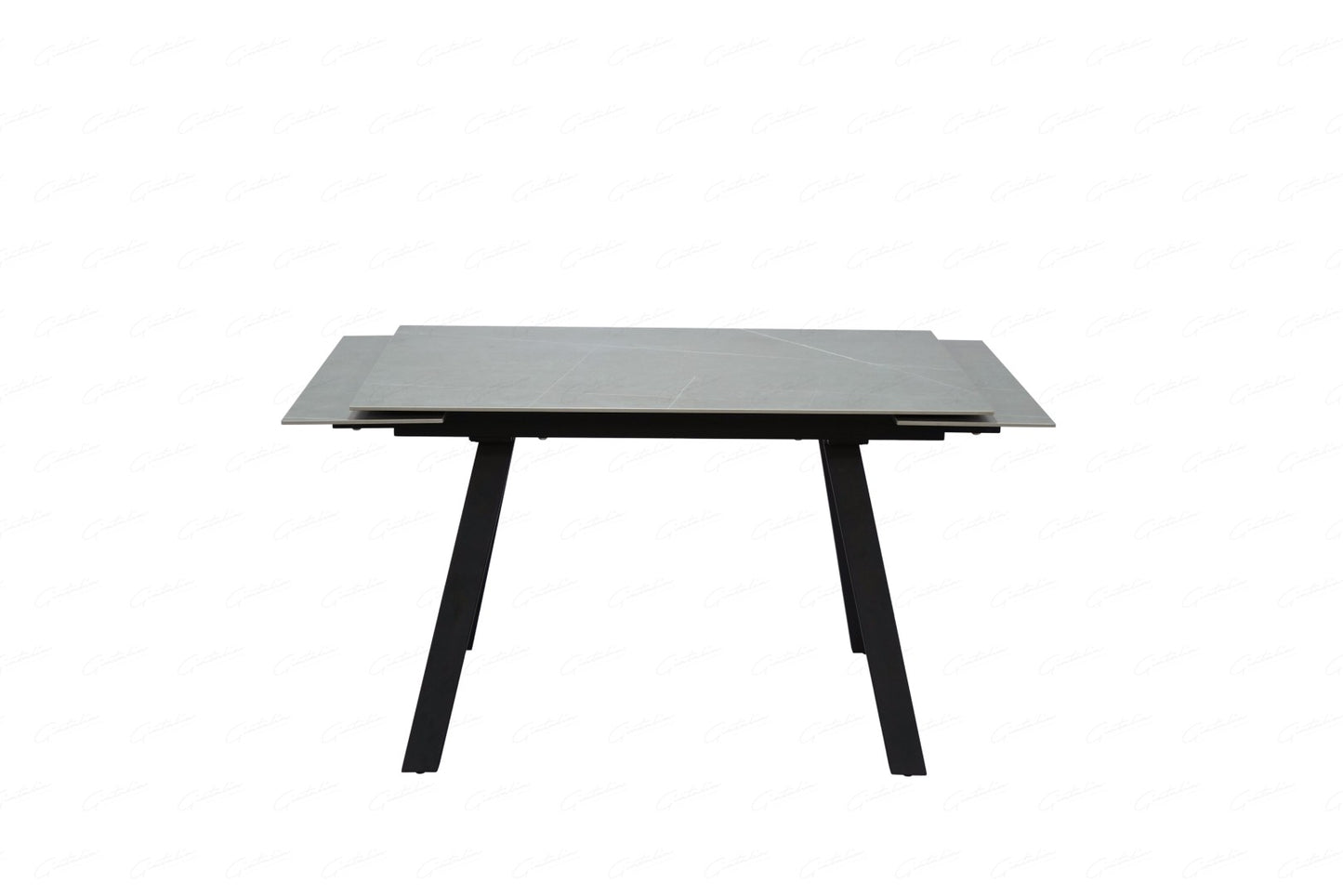 Rische BIG Extending Dining Table - Amani Grey Sintered Stone
