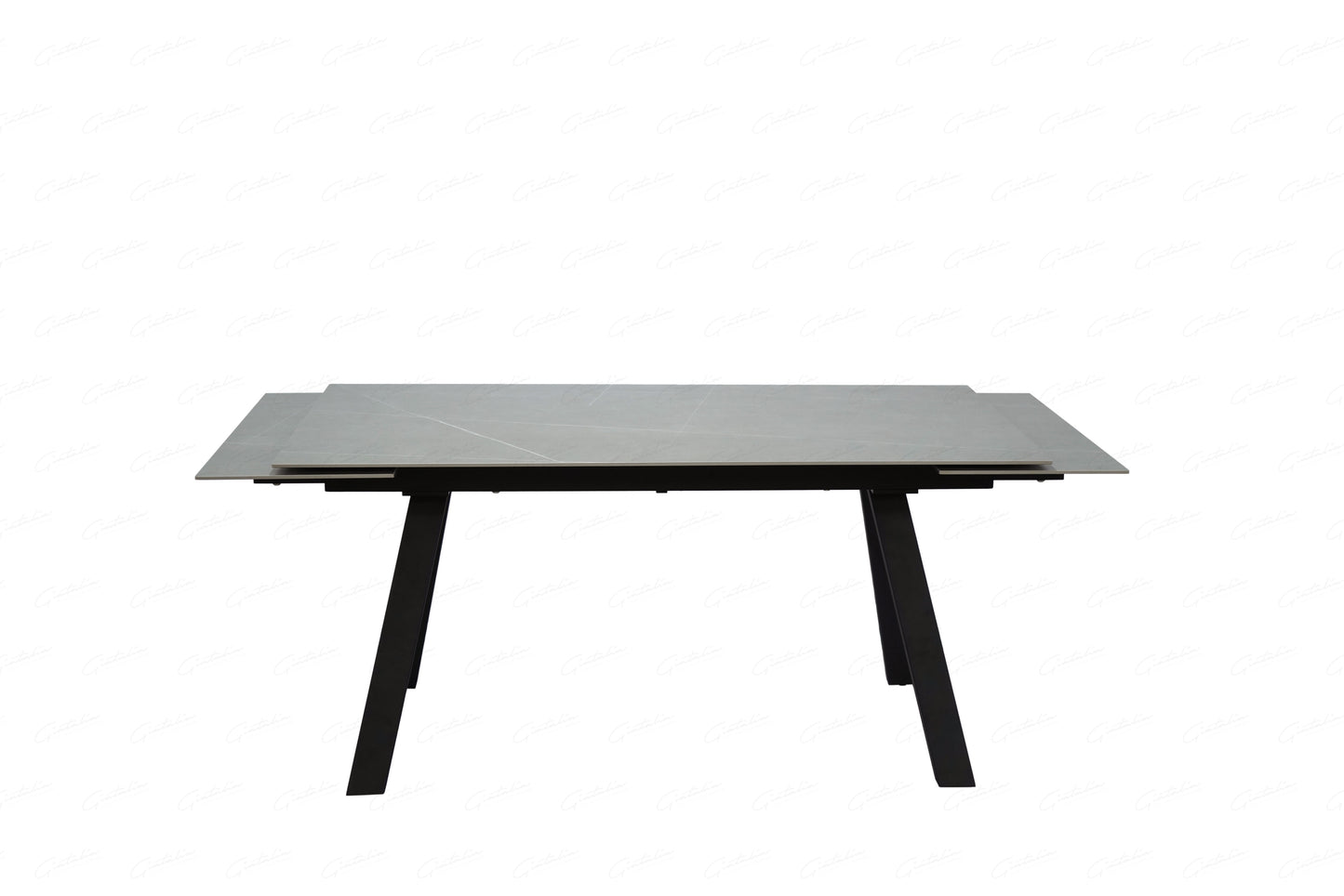 Rische BIG Extending Dining Table - Amani Grey Sintered Stone