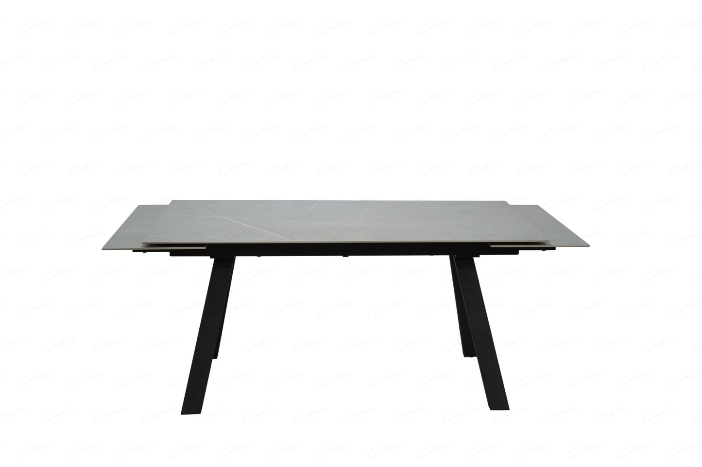 Rische BIG Extending Dining Table - Amani Grey Sintered Stone