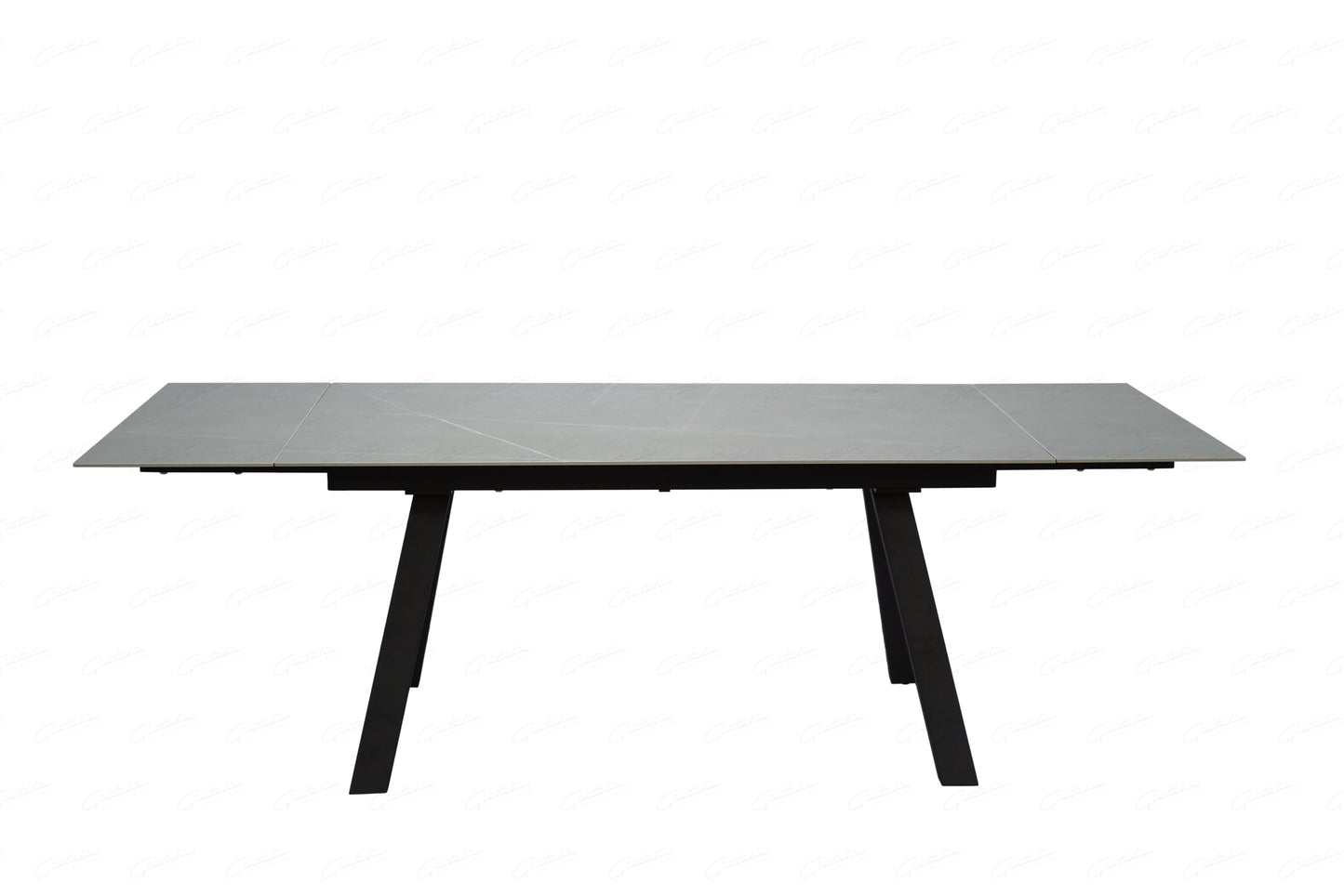 Rische BIG Extending Dining Table - Amani Grey Sintered Stone