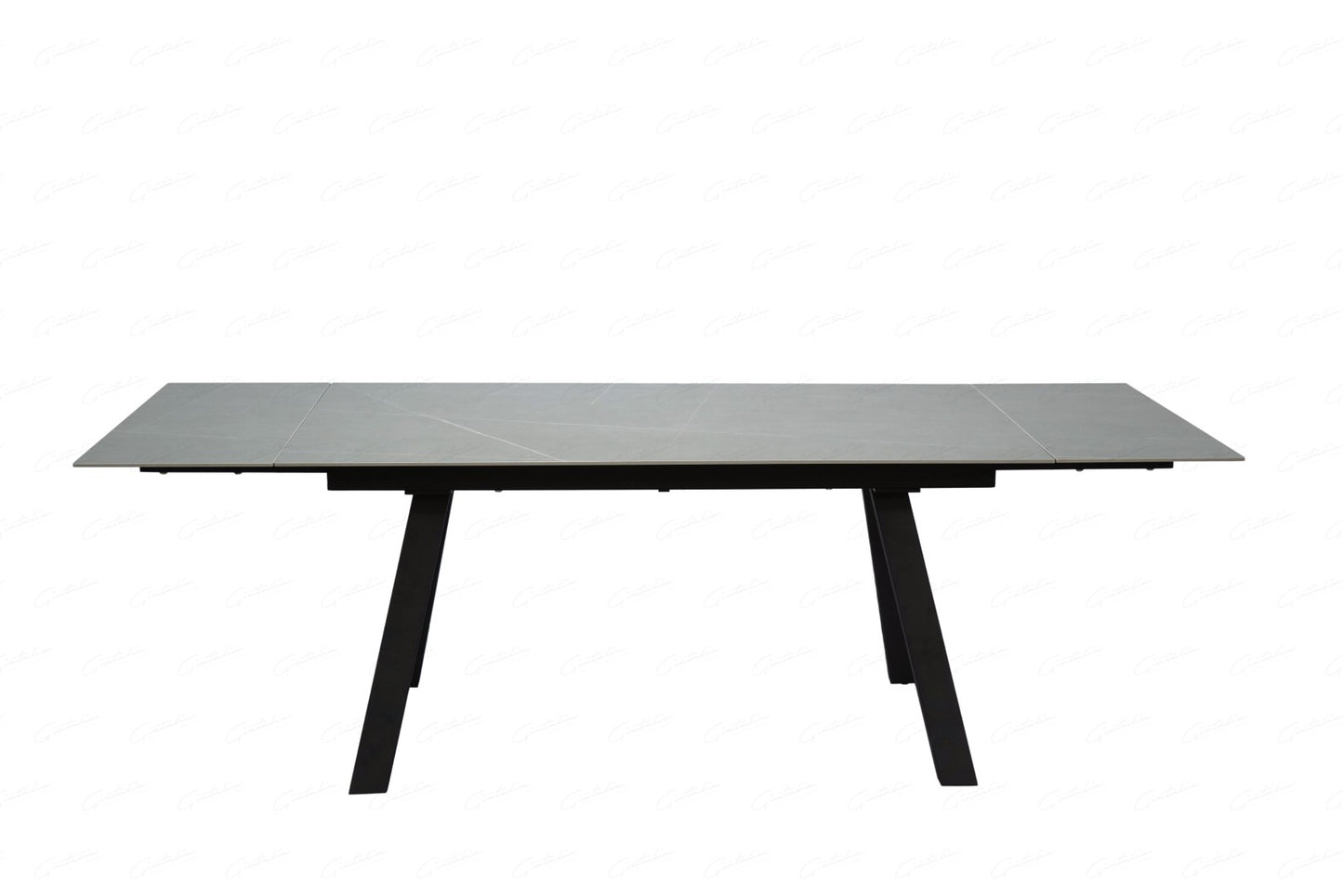 Rische BIG Extending Dining Table - Amani Grey Sintered Stone