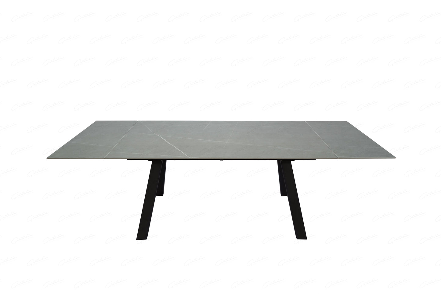 Rische BIG Extending Dining Table - Amani Grey Sintered Stone