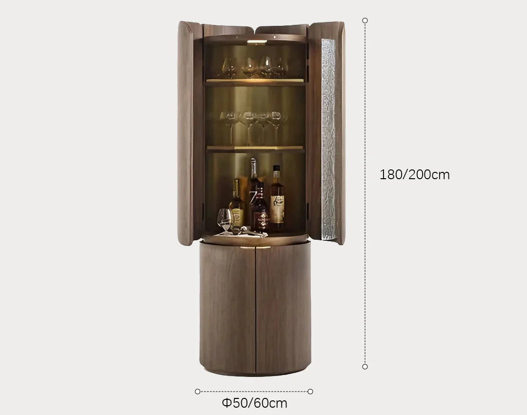 Sakamoto Liquor Cabinet – Wine Storage With Two Doors
