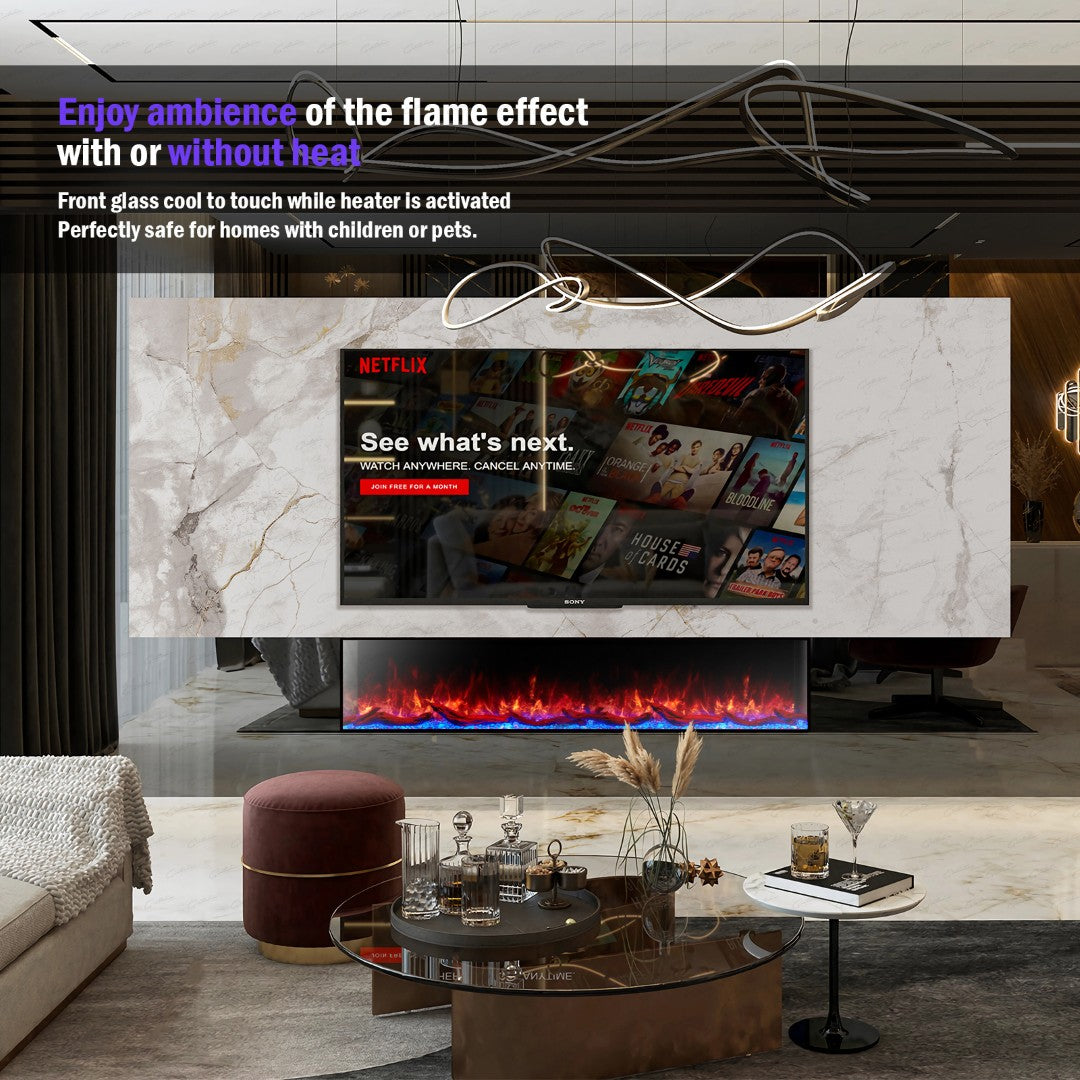 The Cullinan 3 Sided Deep Fire - 50"