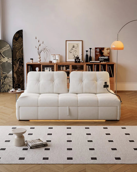 Harris Single Seater, Two Seater Sofa Bed, With Side Table & Smart Phone Holder