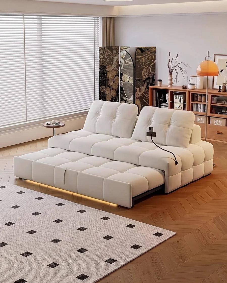 Harris Single Seater, Two Seater Sofa Bed, With Side Table & Smart Phone Holder