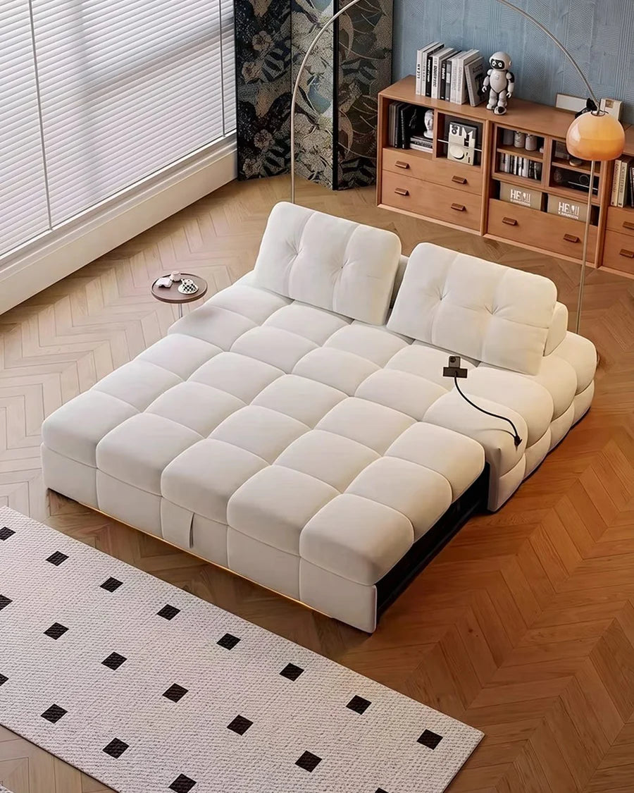 Harris Single Seater, Two Seater Sofa Bed, With Side Table & Smart Phone Holder
