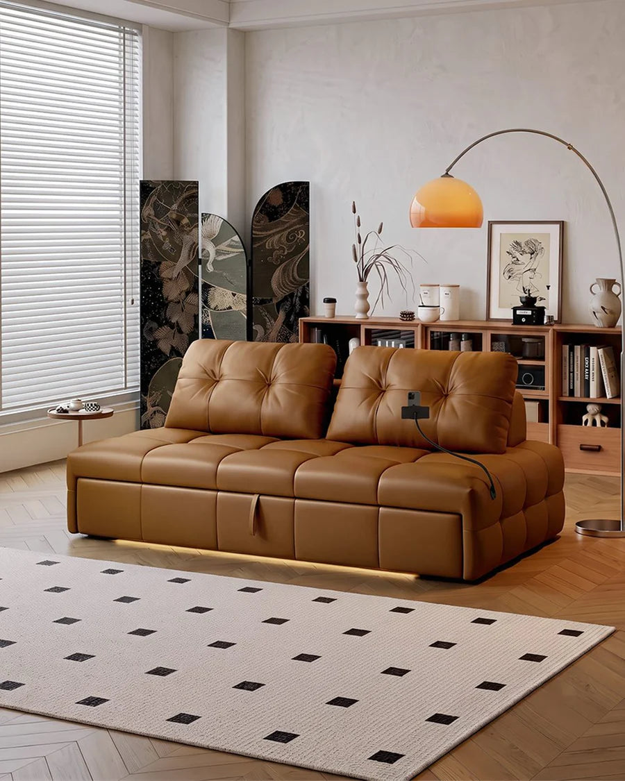 Harris Single Seater, Two Seater Sofa Bed, With Side Table & Smart Phone Holder